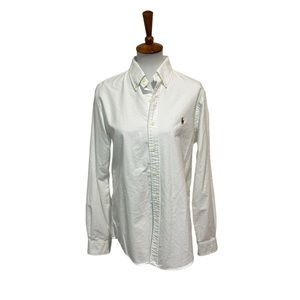 Ralph Lauren White Button-Down Shirt